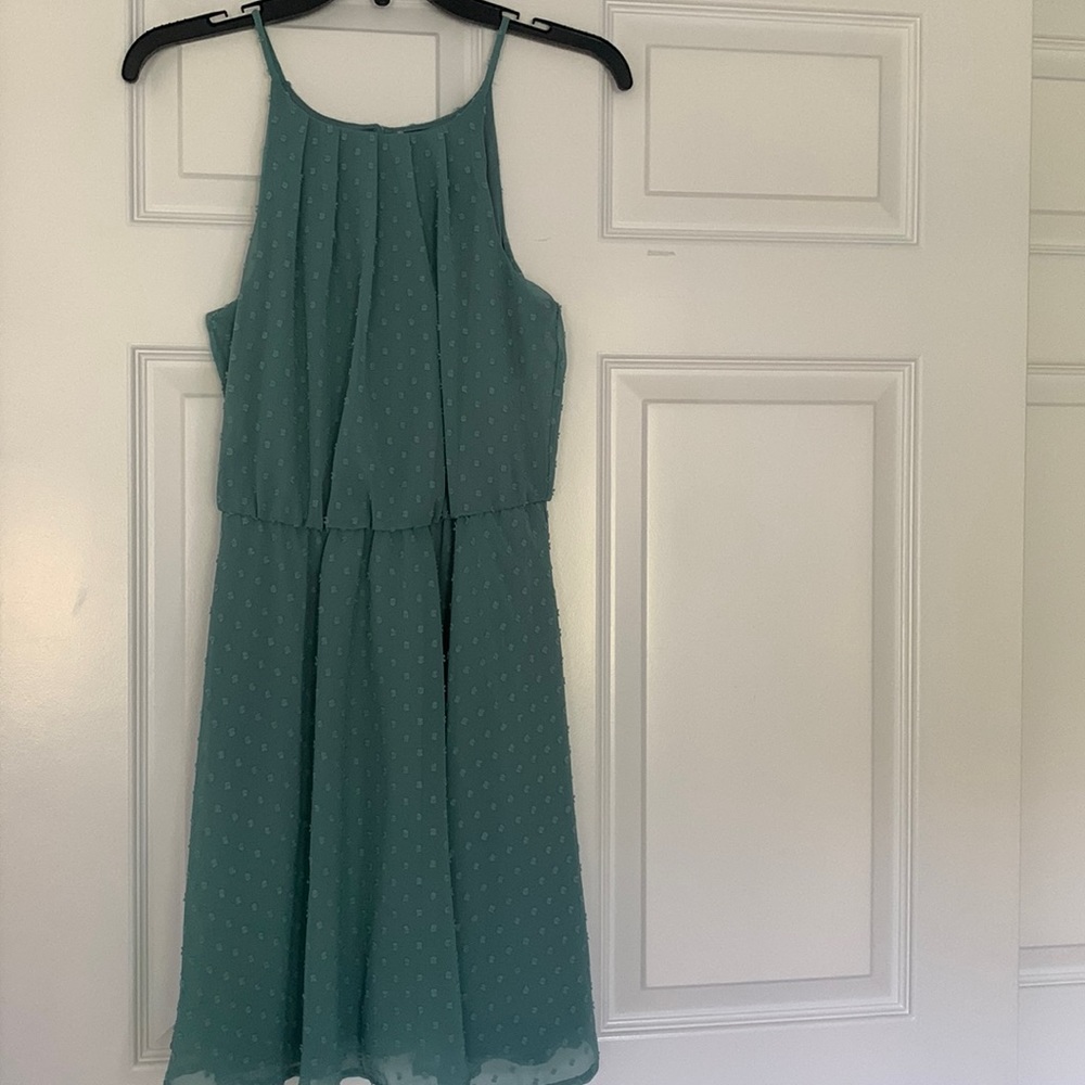 Sage green dress